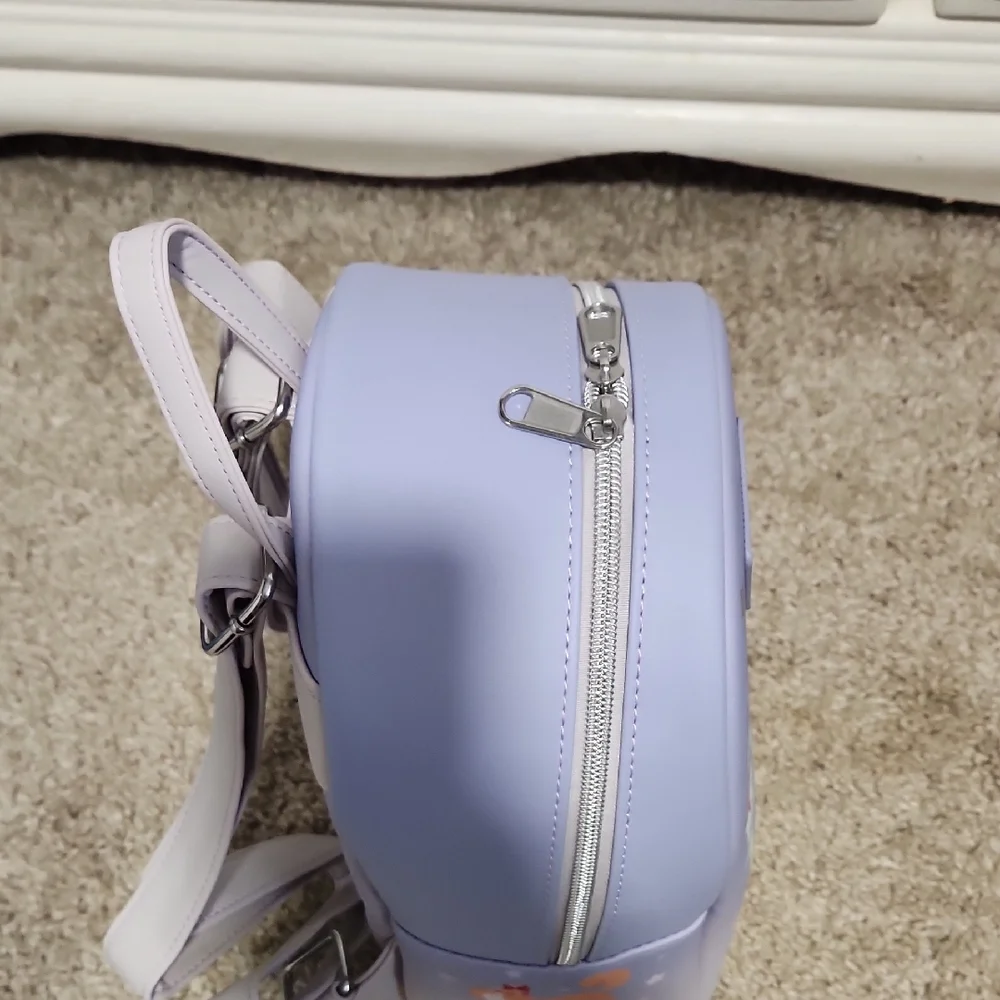Disney Loungefly Lavender Cat Backpack - Picture 9 of 9